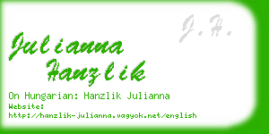 julianna hanzlik business card